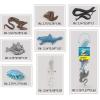 imageLiberty Imports 7 PCS Deep Sea Creatures Mini Figurines Set  Prehistoric Ocean Plastic Ancient Marine Animal Figures Party Decoration Montessori Toys for Kids Toddlers