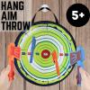imageLiberty Imports Foam Axe Throwing Game  Indoor Outdoor Toy Lumberjack Hatchet Toss Ax Game with 4 Foam Axes One 22 Easy Fold Target for Kids and Adults