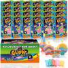 imageCreate Your Own Magic Sand Art Glitter Activity  Glow in the Dark Colored Custom Sand Kits for Kids  Includes 12 Bottles Funnels Sticks 60 Bags of Colorful Sand  DIY Arts and Crafts 24 Pack24 Pack