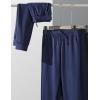 image3 Pack Boys Lightweight Jogger Pants Youth Athletic Sweatpants Kids Toddlers Clothes ApparelNavy