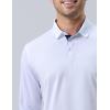image3 Pack Dry Fit Long Sleeve Polo Shirts for Men Athletic Collared Golf TShirts Performance TopsSet 1