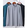 image3 Pack Dry Fit Long Sleeve Polo Shirts for Men Athletic Collared Golf TShirts Performance TopsSet 2