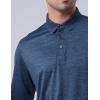 image3 Pack Dry Fit Long Sleeve Polo Shirts for Men Athletic Collared Golf TShirts Performance TopsSet 4