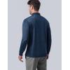 image3 Pack Dry Fit Long Sleeve Polo Shirts for Men Athletic Collared Golf TShirts Performance TopsSet 4