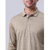 image3 Pack Dry Fit Long Sleeve Polo Shirts for Men Athletic Collared Golf TShirts Performance TopsSet 5