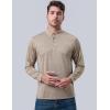 image3 Pack Dry Fit Long Sleeve Polo Shirts for Men Athletic Collared Golf TShirts Performance TopsSet 5