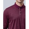 image3 Pack Dry Fit Long Sleeve Polo Shirts for Men Athletic Collared Golf TShirts Performance TopsSet 6
