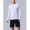 image3 Pack Mens Dry Fit Long Sleeve T Shirts Lightweight Athletic Performance Tops with Thumb Holes HikingBlueGrayWhite