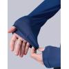 image3 Pack Mens Dry Fit Long Sleeve T Shirts Lightweight Athletic Performance Tops with Thumb Holes HikingOliveBlackSteel Blue