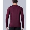 image3 Pack Mens Dry Fit Long Sleeve T Shirts Lightweight Athletic Performance Tops with Thumb Holes HikingTealMaroonCharcoal