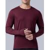 image3 Pack Mens Dry Fit Long Sleeve T Shirts Lightweight Athletic Performance Tops with Thumb Holes HikingTealMaroonCharcoal