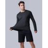 image3 Pack Mens Dry Fit Long Sleeve T Shirts Lightweight Athletic Performance Tops with Thumb Holes HikingTealMaroonCharcoal