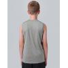 image5 Pack Boys Athletic Tank Tops Dry Fit Sleeveless Shirts Youth Kids Performance Workout ClothesEarth Tones