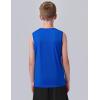 image5 Pack Boys Athletic Tank Tops Dry Fit Sleeveless Shirts Youth Kids Performance Workout ClothesRedBlueLimeBlackWhite