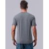 image3Pack Mens Casual Henley Shirts  Comfort Soft Stretch Tees Relaxed Fit 3Button Summer TShirtsDark GrayLight BlueLight Khaki