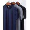 image3Pack Mens Golf Shirt Performance Sport Short Sleeve Moisture Wicking Dry Fit Golf Polo Active Shirts for MenGrayNavyBlack