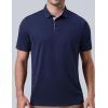 image3Pack Mens Golf Shirt Performance Sport Short Sleeve Moisture Wicking Dry Fit Golf Polo Active Shirts for MenGrayNavyBlack