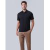 image3Pack Mens Golf Shirt Performance Sport Short Sleeve Moisture Wicking Dry Fit Golf Polo Active Shirts for MenGrayNavyBlack