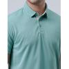 image3Pack Mens Golf Shirt Performance Sport Short Sleeve Moisture Wicking Dry Fit Golf Polo Active Shirts for MenKhakiMaroonLight Green