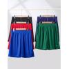 image5 Pack Mens Athletic Shorts 9quot Mesh Basketball Shorts Men Active Gym Shorts with PocketsBlackPurpleRedGreenDeep Royal