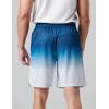 image5 Pack Mens Athletic Shorts 9quot Mesh Basketball Shorts Men Active Gym Shorts with PocketsGradient GrayBlueRedNavyBlack