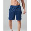 image5 Pack Mens Athletic Shorts 9quot Mesh Basketball Shorts Men Active Gym Shorts with PocketsLight GrayBlueBlackNavyCharcoal