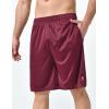 image5 Pack Mens Athletic Shorts 9quot Mesh Basketball Shorts Men Active Gym Shorts with PocketsMaroonGrayNavyLight BlueBlack