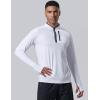 imageLiberty Imports 3Pack Mens QuarterZip Pullover Lightweight Long Sleeve Athletic Jackets Performance Workout Running ShirtsBlackWhiteGray