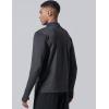 imageLiberty Imports 3Pack Mens QuarterZip Pullover Lightweight Long Sleeve Athletic Jackets Performance Workout Running ShirtsBlackWhiteGray