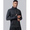 imageLiberty Imports 3Pack Mens QuarterZip Pullover Lightweight Long Sleeve Athletic Jackets Performance Workout Running ShirtsBlueGrayBlack