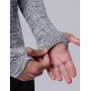 imageLiberty Imports 3Pack Mens QuarterZip Pullover Lightweight Long Sleeve Athletic Jackets Performance Workout Running ShirtsBlueGrayBlack