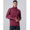 imageLiberty Imports 3Pack Mens QuarterZip Pullover Lightweight Long Sleeve Athletic Jackets Performance Workout Running ShirtsCharcoalRoyalMaroon