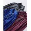 imageLiberty Imports 3Pack Mens QuarterZip Pullover Lightweight Long Sleeve Athletic Jackets Performance Workout Running ShirtsCharcoalRoyalMaroon