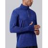 imageLiberty Imports 3Pack Mens QuarterZip Pullover Lightweight Long Sleeve Athletic Jackets Performance Workout Running ShirtsCharcoalRoyalMaroon
