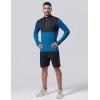 imageLiberty Imports 3Pack Mens QuarterZip Pullover Lightweight Long Sleeve Athletic Jackets Performance Workout Running ShirtsGrayKhakiBlue