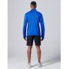 imageLiberty Imports 3Pack Mens QuarterZip Pullover Lightweight Long Sleeve Athletic Jackets Performance Workout Running ShirtsLight GrayBlueMaroon