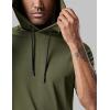image3 Pack Mens Lightweight Short Sleeve Workout Hoodies Athletic Dry Fit Hooded T Shirts for Gym RunningMaroonOliveNavy