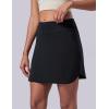 imageLiberty Pro 3 Pack Womens Athletic Skirts with Shorts Underneath Tennis Golf Skorts Tummy Control Pockets for Workout GymDark KhakiBrownBlack