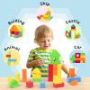 imageLiberty Imports 131 Piece Foam Building Blocks for Kids  Creative EVA Foam Blocks for Toddlers  Large Soft Stackable Toddler Preschool Educational Toys Playset