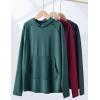 imageLiberty Imports 3Pack Youth Boys Teen DryFit Hoodies Long Sleeve Athletic Pullover Sweatshirts Lightweight ActivewearCharcoalMaroonSage Green