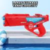 image2 Pack Electric Water Guns  Full Automatic Suction Power Soaker Blasters 32 FT Range Summer Outdoor Pool Auto Squirt Toys for Adults Kids RedBlue