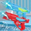 image2 Pack Electric Water Guns  Full Automatic Suction Power Soaker Blasters 32 FT Range Summer Outdoor Pool Auto Squirt Toys for Adults Kids RedBlue