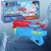 image2 Pack Electric Water Guns  Full Automatic Suction Power Soaker Blasters 32 FT Range Summer Outdoor Pool Auto Squirt Toys for Adults Kids RedBlue
