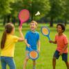 imageBadminton Racket Set for Kids Toddlers with Paddles Ball and Birdie  Junior Kindergarten Student Outdoor Sports Tennis Racquet Play Game Beach Toys6Pack