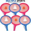 imageBadminton Racket Set for Kids Toddlers with Paddles Ball and Birdie  Junior Kindergarten Student Outdoor Sports Tennis Racquet Play Game Beach Toys6Pack