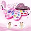 image:imagePetite Girls Heart Shaped Cosmetics Play Set  Kids Makeup Kit for Girls Washable Toddler Pretend Play Makeup Set