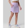 image:image3 Pack Womens Active Skorts with Pockets High Waist Athletic Skirts with Builtin Shorts for Tennis Golf WorkoutPeachLavenderMint