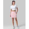 image:image3 Pack Womens Active Skorts with Pockets High Waist Athletic Skirts with Builtin Shorts for Tennis Golf WorkoutPeachLavenderMint