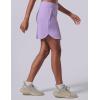 image:image3 Pack Womens Active Skorts with Pockets High Waist Athletic Skirts with Builtin Shorts for Tennis Golf WorkoutWhiteLavenderBlack