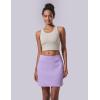 image:image3 Pack Womens Active Skorts with Pockets High Waist Athletic Skirts with Builtin Shorts for Tennis Golf WorkoutWhiteLavenderBlack